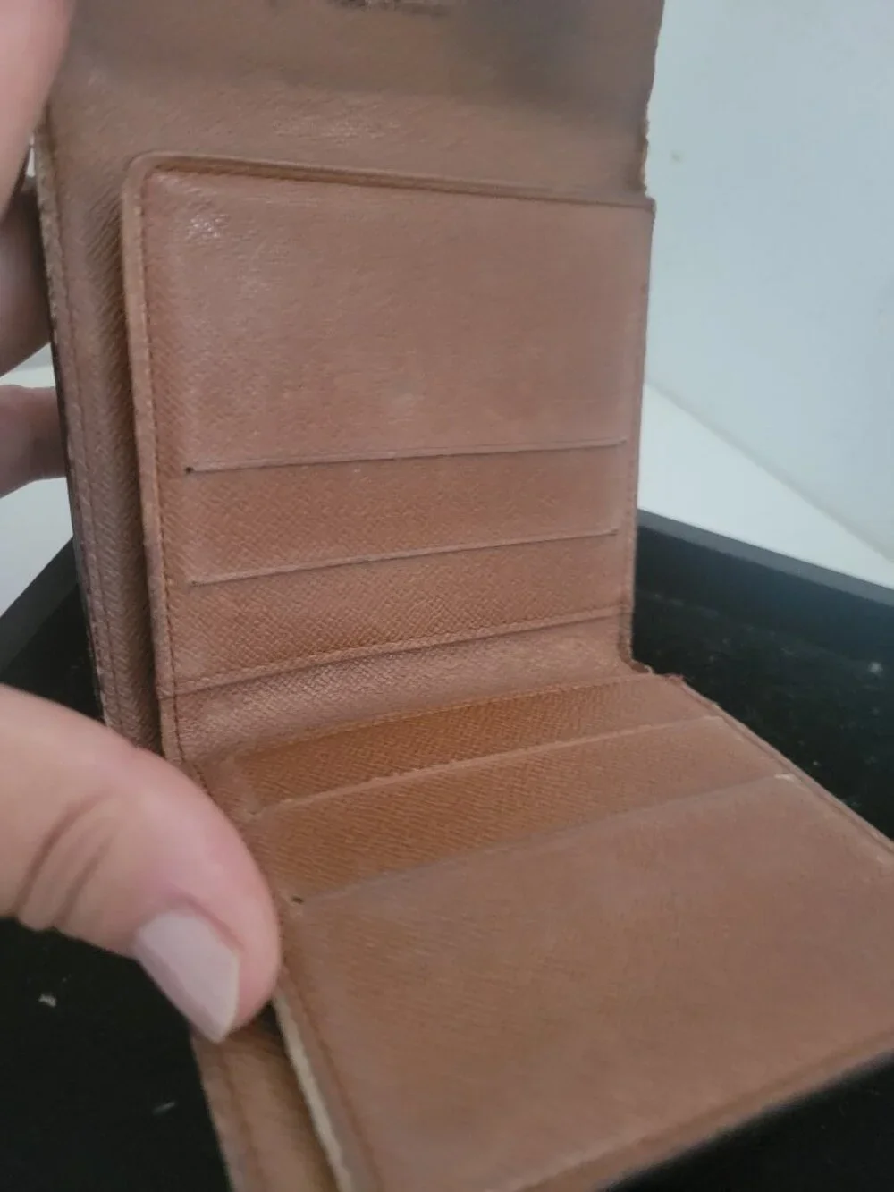 Louis Vuitton Much Loved Brown BiFold Men's Logo Wallet